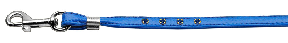 Comfort Harness Blue 3/8 Match-Jwl Leash Silver Hrdw